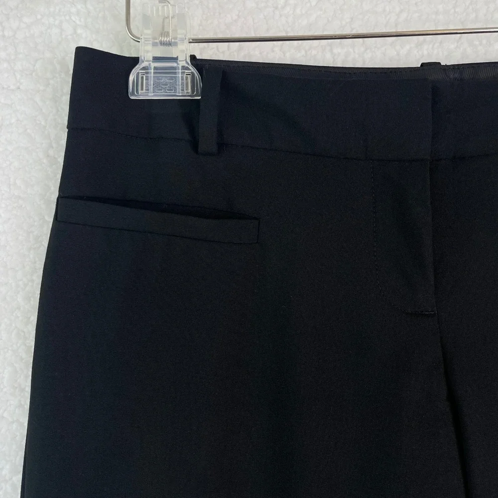 The Limited Black Collection Drew Fit Straight Leg Dress Pants Womens 2 Black - Picture 3 of 10